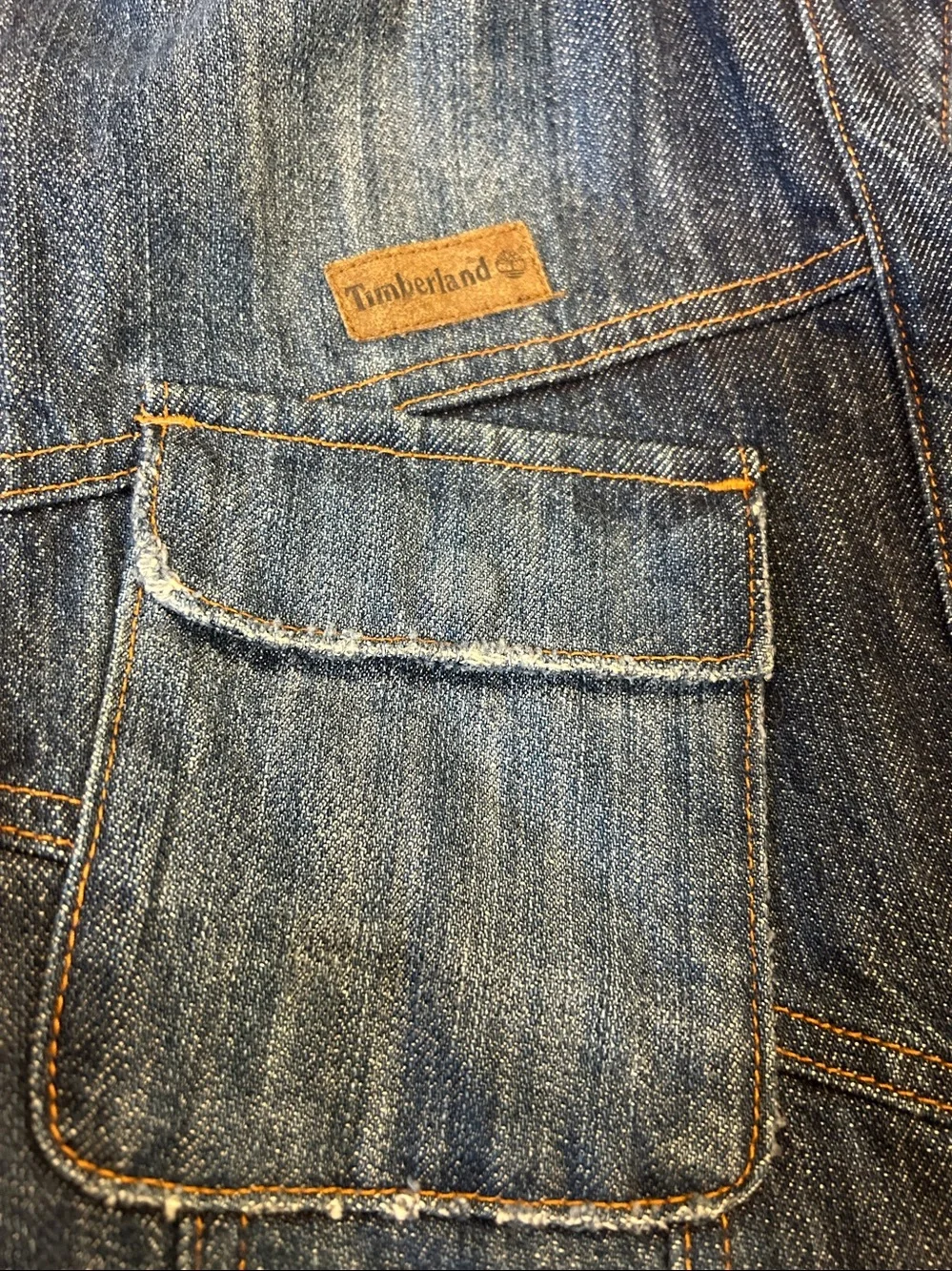 Timberland unisex Indigo Blue Denim Shirt Jacket